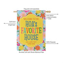 HOA's Favorite House Humor Suede Flag House