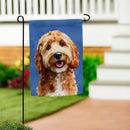 Camera Day Dogs, Goldendoodle Suede Garden Flag