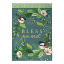 Bless Our Nest Suede Flag Garden