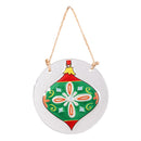 Heartfelt Cheer Suncatcher, Round Hand-Painted, 4.5", Asst of 4, CDU