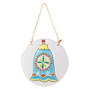 Heartfelt Cheer Suncatcher, Round Hand-Painted, 4.5", Asst of 4, CDU