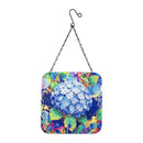 Cottage Garden Suncatcher Square Glass, 8", Asst of 4