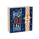 Houston Astros Block, Holiday, 6x6