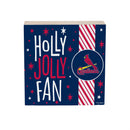 St Louis Cardinals Block, Holiday, 6x6