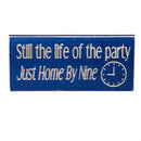 This Calls For Cake Birthday Table Decor Wood Sign Program with Display, Asst of 8, 8"L x 3.5"H