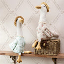 Hillside Pasture Table Decor Fabric Goose, 17.7"H, Asst of 2