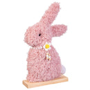 Hop Into Spring Table Decor Fabric Bunny, 12"H, Asst of 2