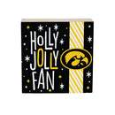 University of Iowa Block, Holiday, 6x6