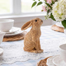 Hop Into Spring Table Decor Resin Bunny, 6.5"H