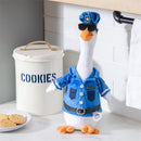 Heart of the Home Table Decor Fabric Goose, Police Officer, 16.5"H