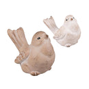 VivaStyle Table Decor, Brushed Ceramic Bird Decor, Set of 2