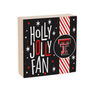 Texas Tech University Block, Holiday, 6x6