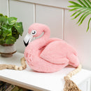 Tropical Oasis Table Decor Fabric Flamingo, 12.5"W x 12"H