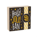San Diego Padres Block, Holiday, 6x6