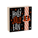 Cincinnati Bengals Block, Holiday, 6x6
