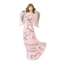 Memorial Table Decor Resin Angel Holding Bird, 9"H, Asst of 3