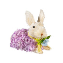 Bunny Blooms Table Decor Fabric Floral Bunny, 4.5", Set of 3