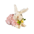 Bunny Blooms Table Decor Fabric Floral Bunny, 4.5", Set of 3