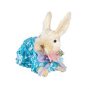 Bunny Blooms Table Decor Fabric Floral Bunny, 4.5", Set of 3