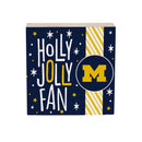 University Of Michigan Block, Holiday, 6x6