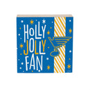 St Louis Blues Block, Holiday, 6x6