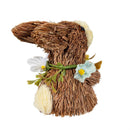Hop Into Spring Table Decor Natural Fiber Bunny, 4.8", Set of 2, Acetate Box