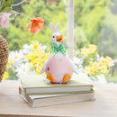 Hop Into Spring Table Decor Resin Duck with Bunny Ears, 8"H