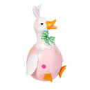 Hop Into Spring Table Decor Resin Duck with Bunny Ears, 8"H