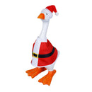 Hillside Pasture Table Decor Fabric Gordy Goose Accessory Set, Santa Suit