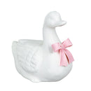 Hop Into Spring Table Decor Ceramic Goose, 5"H, Asst of 2