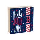 Boston Red Sox Block, Holiday, 6x6