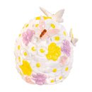 Cottage Garden Table Decor Ceramic Egg with Butterflies, 4.21"