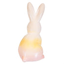 Hop Into Spring Table Decor, Ceramic Irridescent Bunny, 6.8"H
