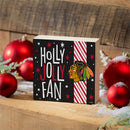Chicago Blackhawks Block, Holiday, 6x6
