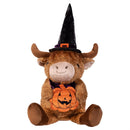 Haunted House Table Decor Fabric Highland Cow, 18"H