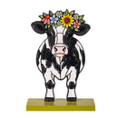 Hillside Pasture Table Decor, Metal Farm Animal with Wood Base, 8.5"H, Asst of 2