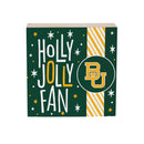 Baylor University Block, Holiday, 6x6