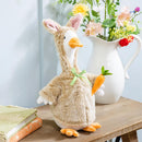 Hop Into Spring Table Decor Fabric Goose in Bunny Costume, 16.5"H