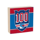 New York Rangers, 100 Anniversary Block, Down Home Fans, 6x6