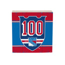 New York Rangers, 100 Anniversary Block, Down Home Fans, 6x6