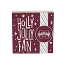 Mississippi State University Block, Holiday, 6x6