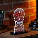 New England Patriots NFL Football Sugar Skull Desklite LED Decor