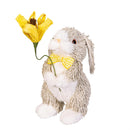 Hop Into Spring Table Decor, Paper Bunny with Flower, 8.5"H