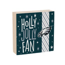 Philadelphia Eagles Block, Holiday, 6x6