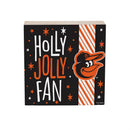 Baltimore Orioles Block, Holiday, 6x6