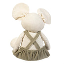 Hillside Pasture Table Decor Fabric Mouse with Dangling Legs, 19"H, Asst of 2