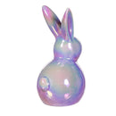 Hop Into Spring Table Decor Ceramic Bunny, 6"H, Asst of 2