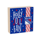 New York Rangers Plock, Holiday, 6x6