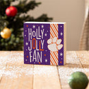 Clemson University Block, Holiday, 6x6