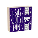 Kansas State University Block, Holiday, 6x6